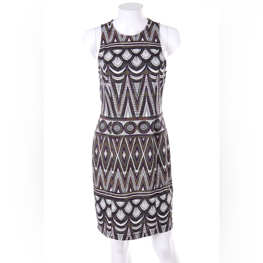 NWT H&M Multicolour Printed Jersey Dress with cutout back, Size XS,